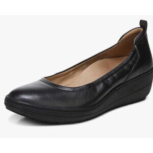 Vionic Black Wedge Heels